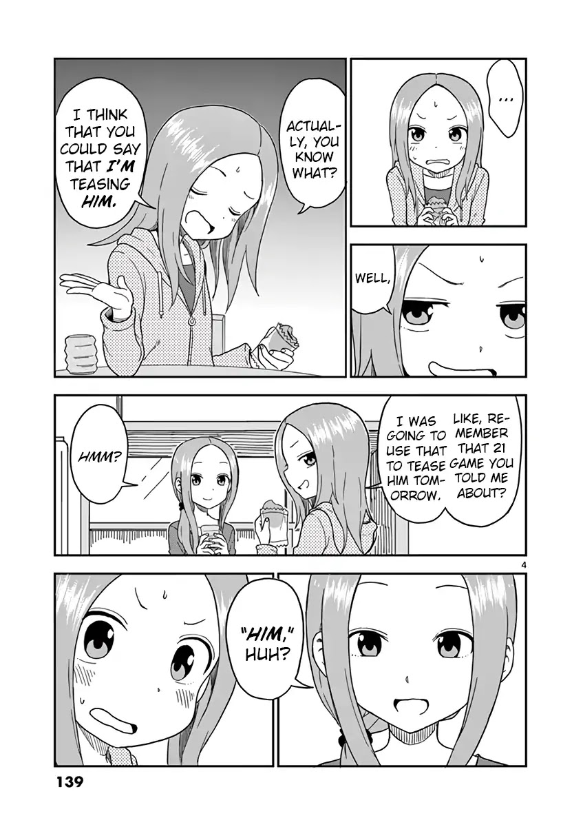 Karakai Jouzu no (Moto) Takagi-san chapter 67.5 - page 4