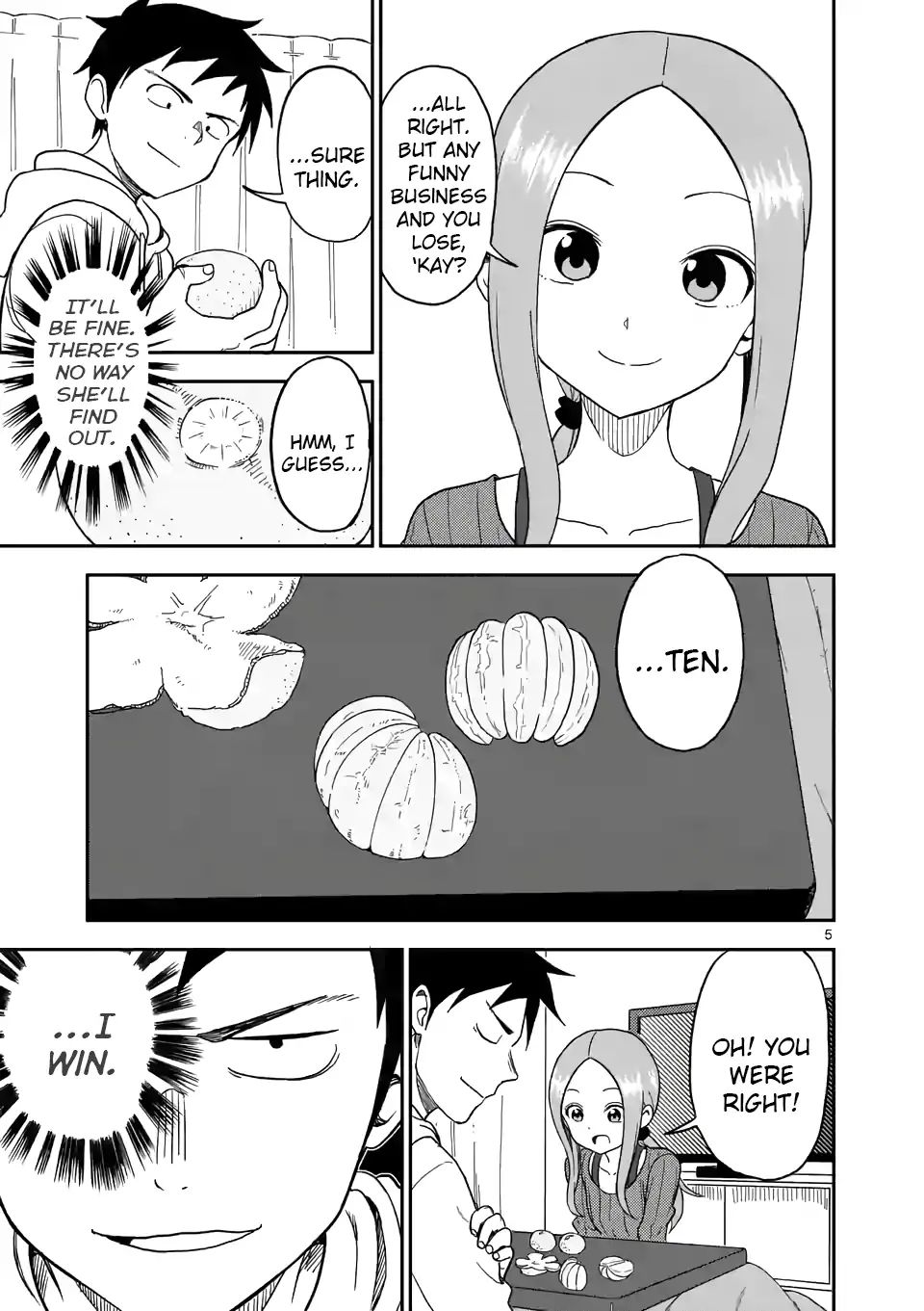 Karakai Jouzu no (Moto) Takagi-san chapter 68 - page 5