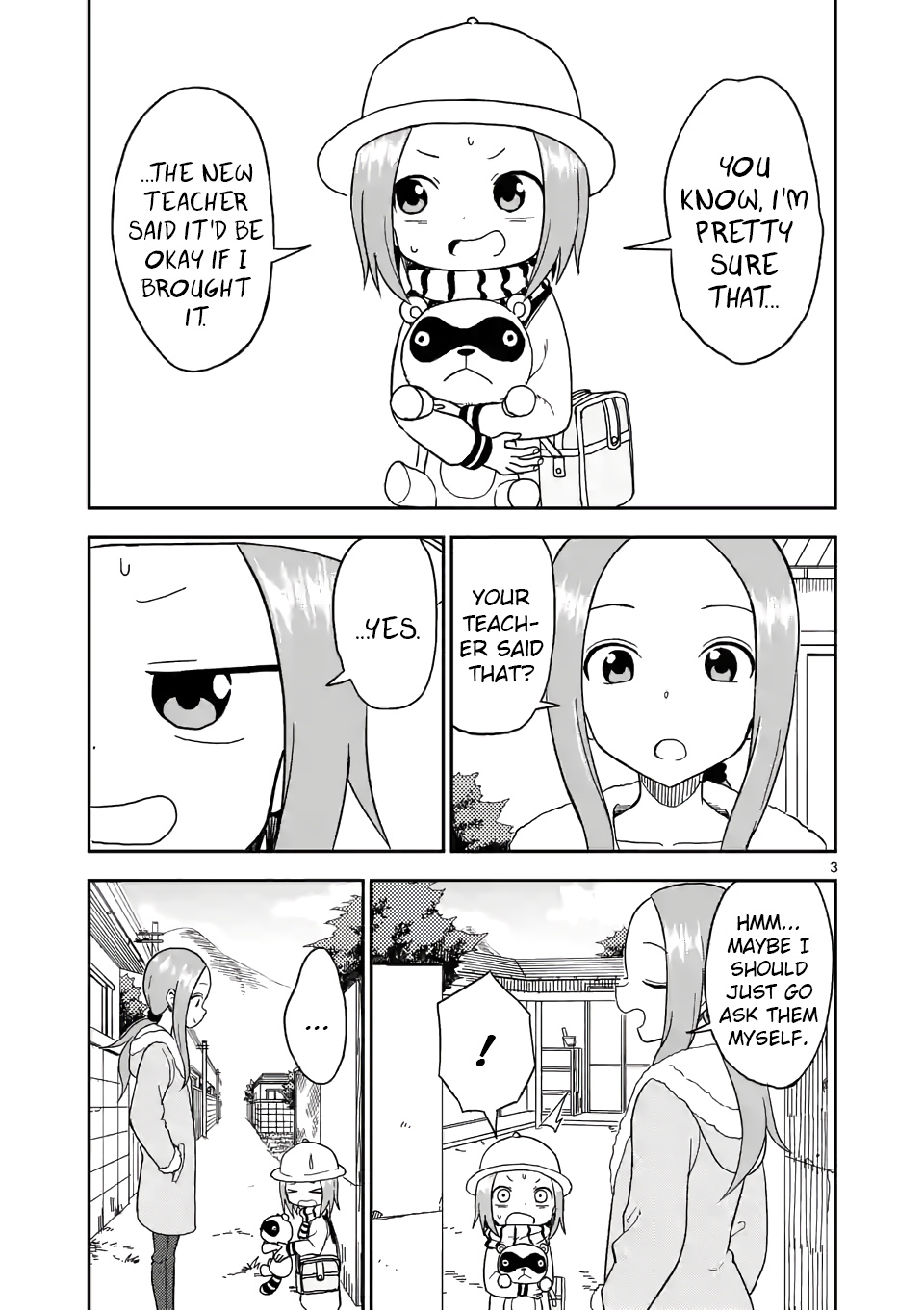 Karakai Jouzu no (Moto) Takagi-san chapter 72 - page 3