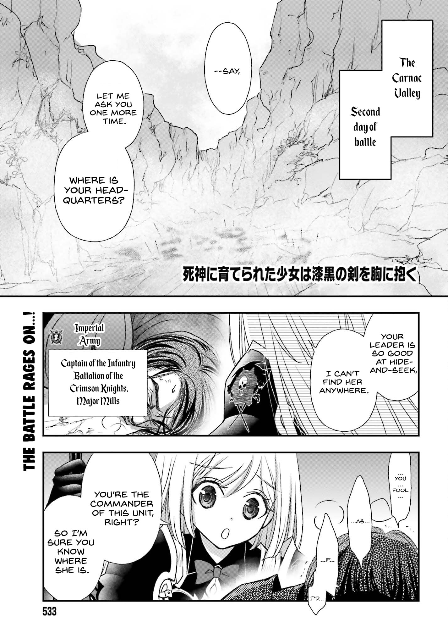 The Little Girl Raised By Death Hold The Sword Of Death Tight chapter 35 - page 1