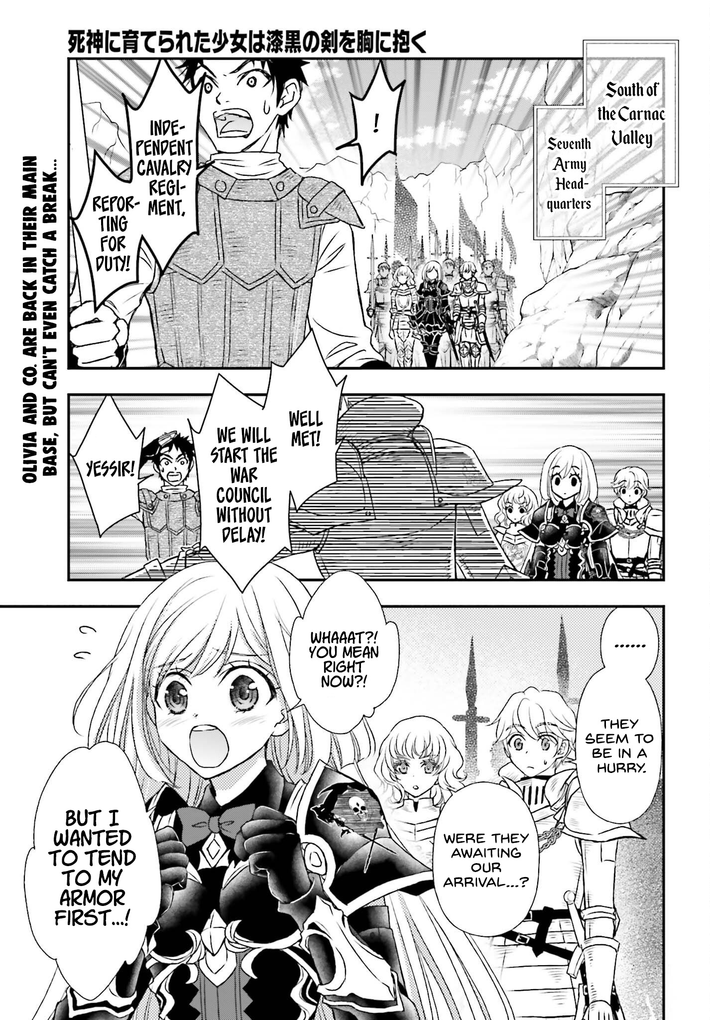 The Little Girl Raised By Death Hold The Sword Of Death Tight chapter 36 - page 1