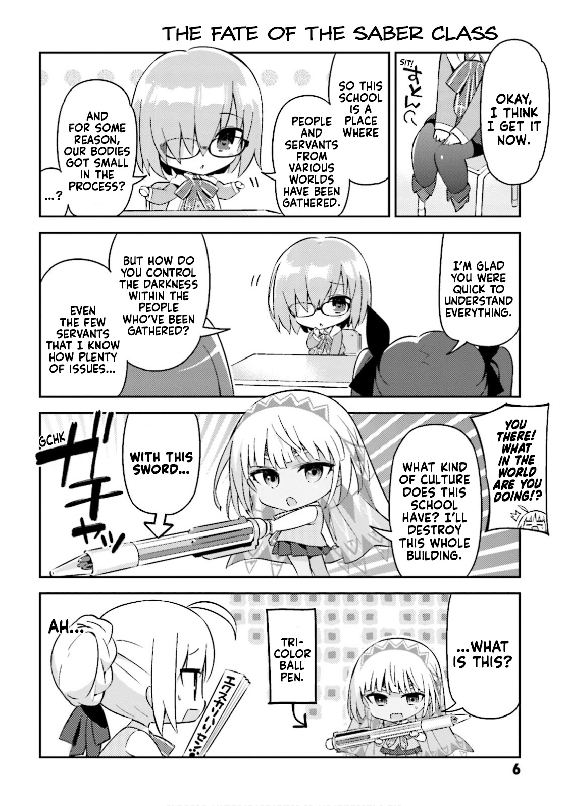Type-Moon Gakuen – Chibi Chuki! chapter 23 - page 6