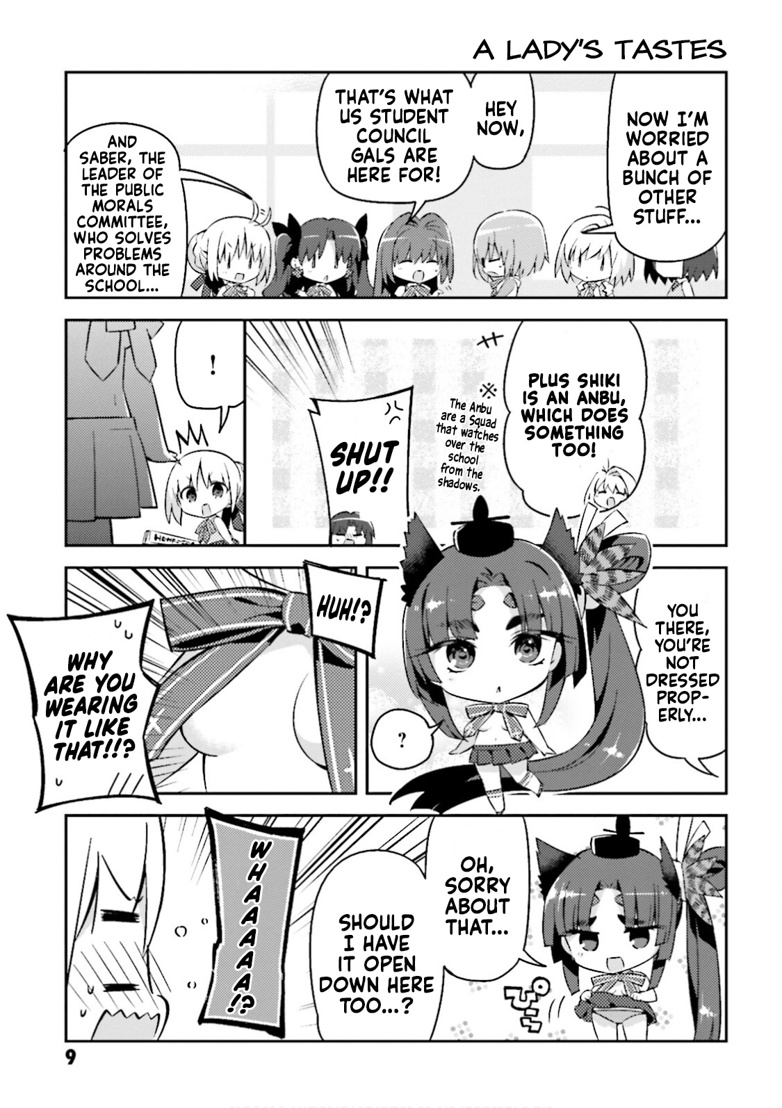 Type-Moon Gakuen – Chibi Chuki! chapter 23 - page 9