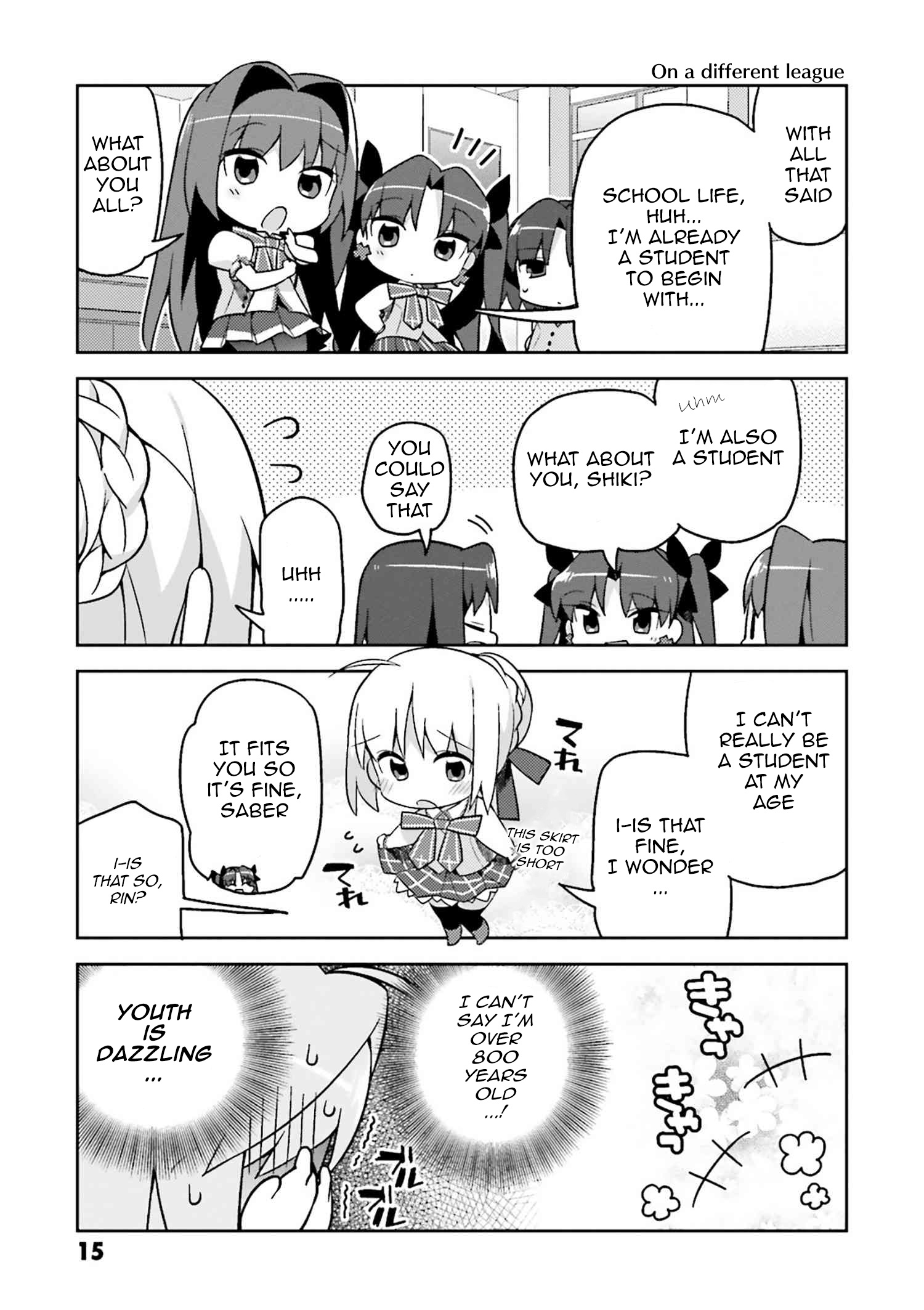 Type-Moon Gakuen – Chibi Chuki! chapter 1 - page 17