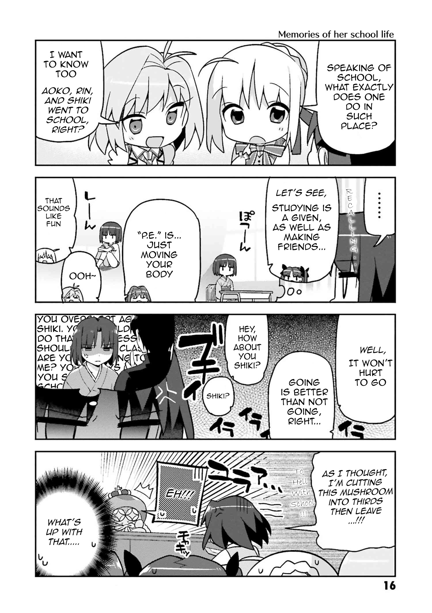 Type-Moon Gakuen – Chibi Chuki! chapter 1 - page 18