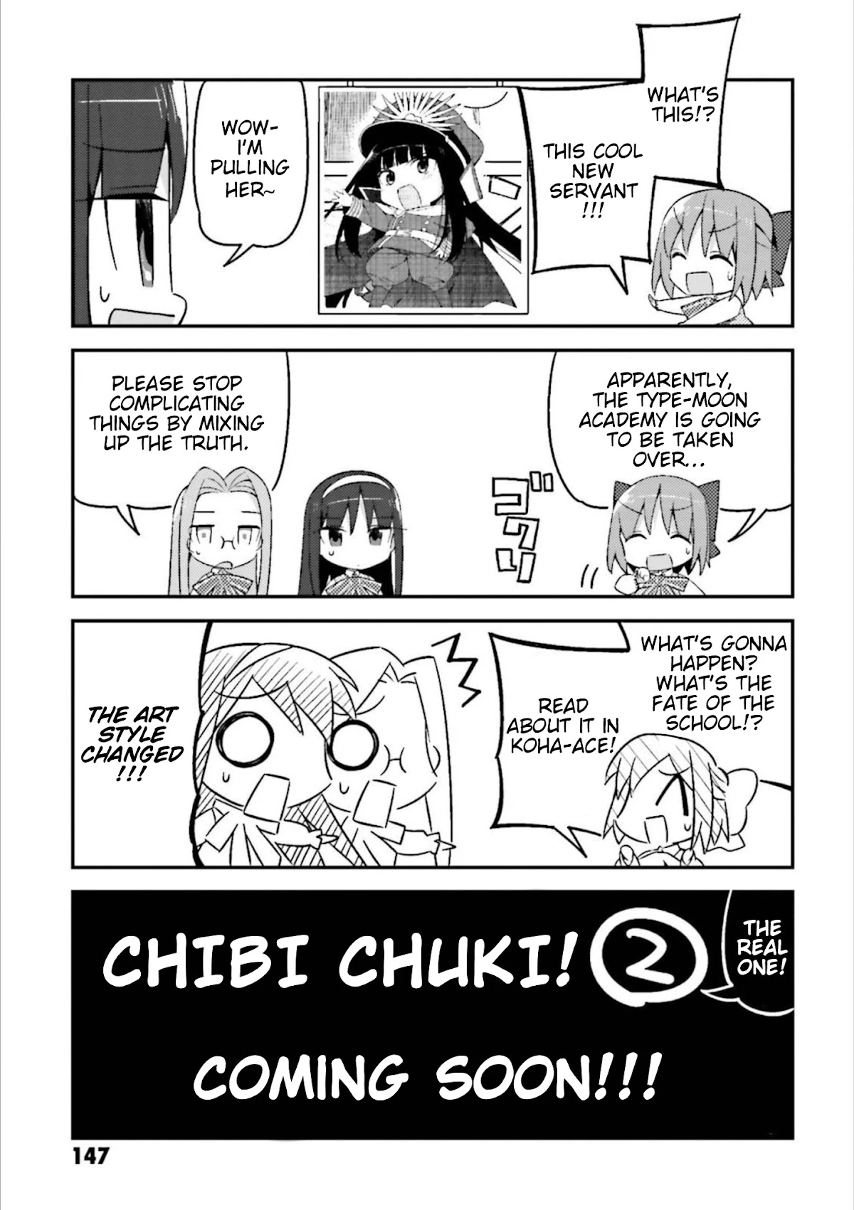 Type-Moon Gakuen – Chibi Chuki! chapter 7.5 - page 18