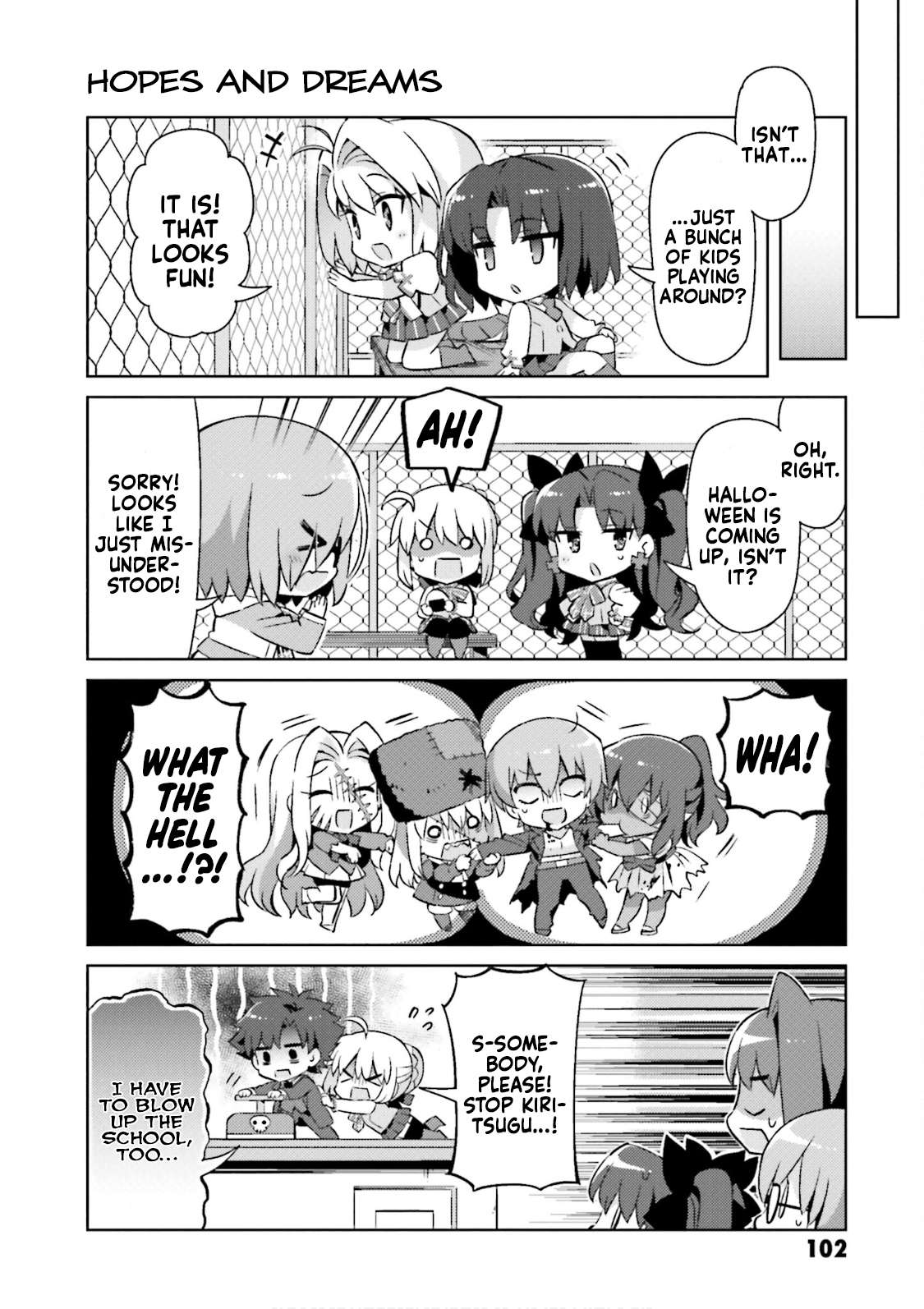 Type-Moon Gakuen – Chibi Chuki! Chapter 55 - page 12
