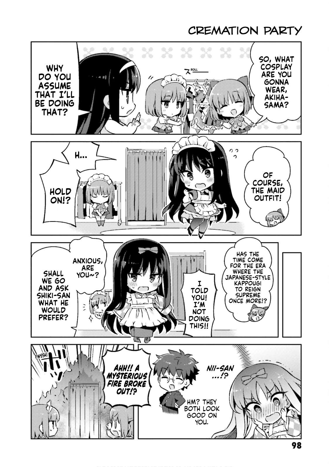 Type-Moon Gakuen – Chibi Chuki! Chapter 55 - page 8