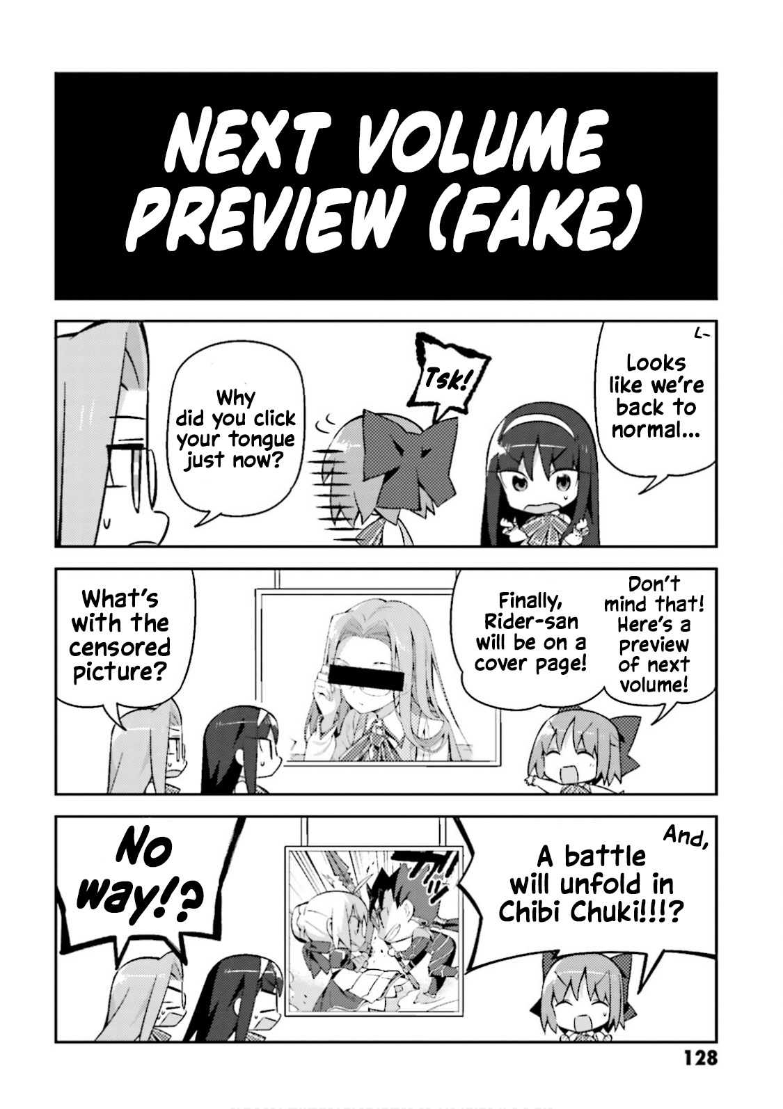 Type-Moon Gakuen – Chibi Chuki! chapter 14.5 - page 8