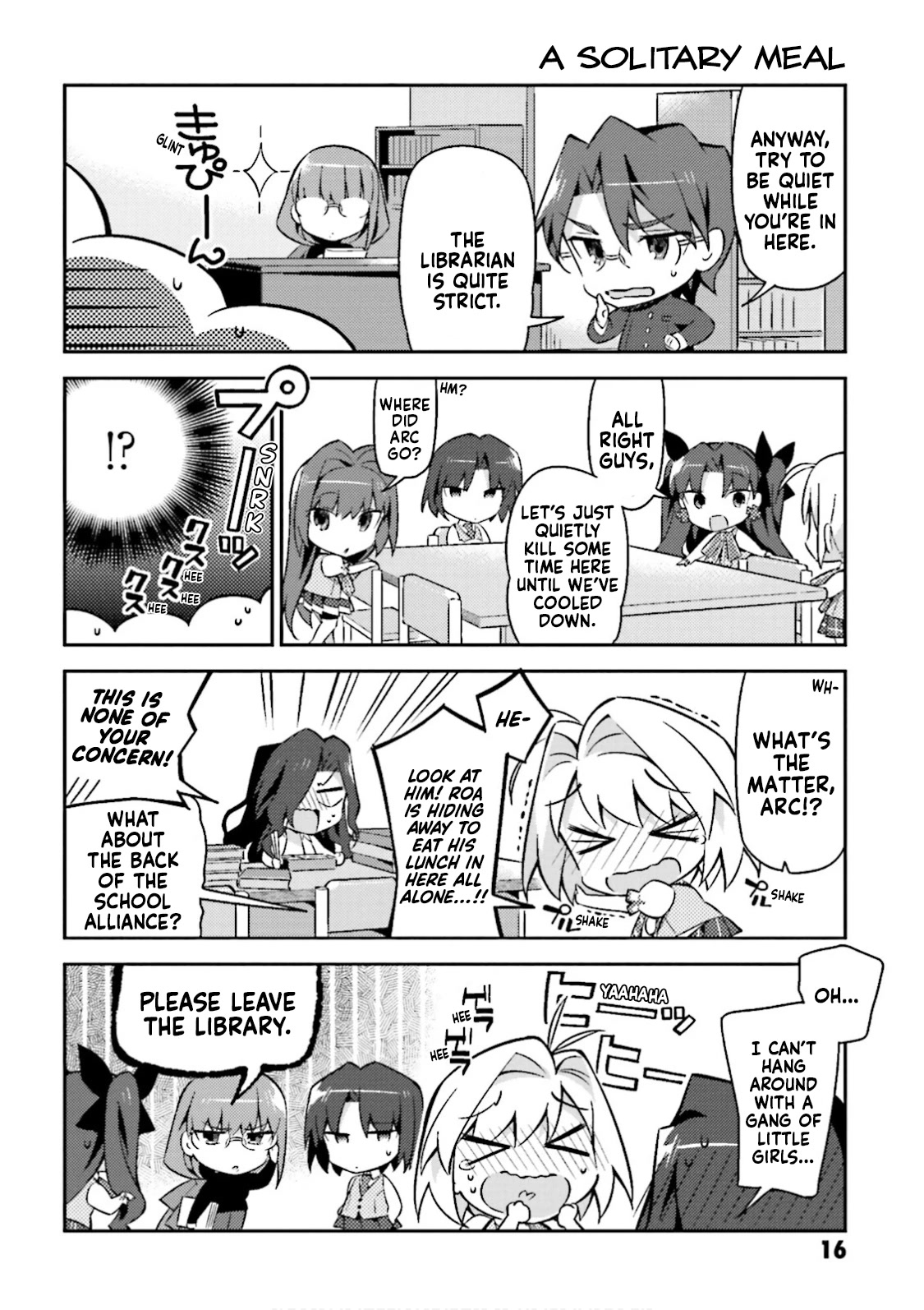 Type-Moon Gakuen – Chibi Chuki! chapter 16 - page 6