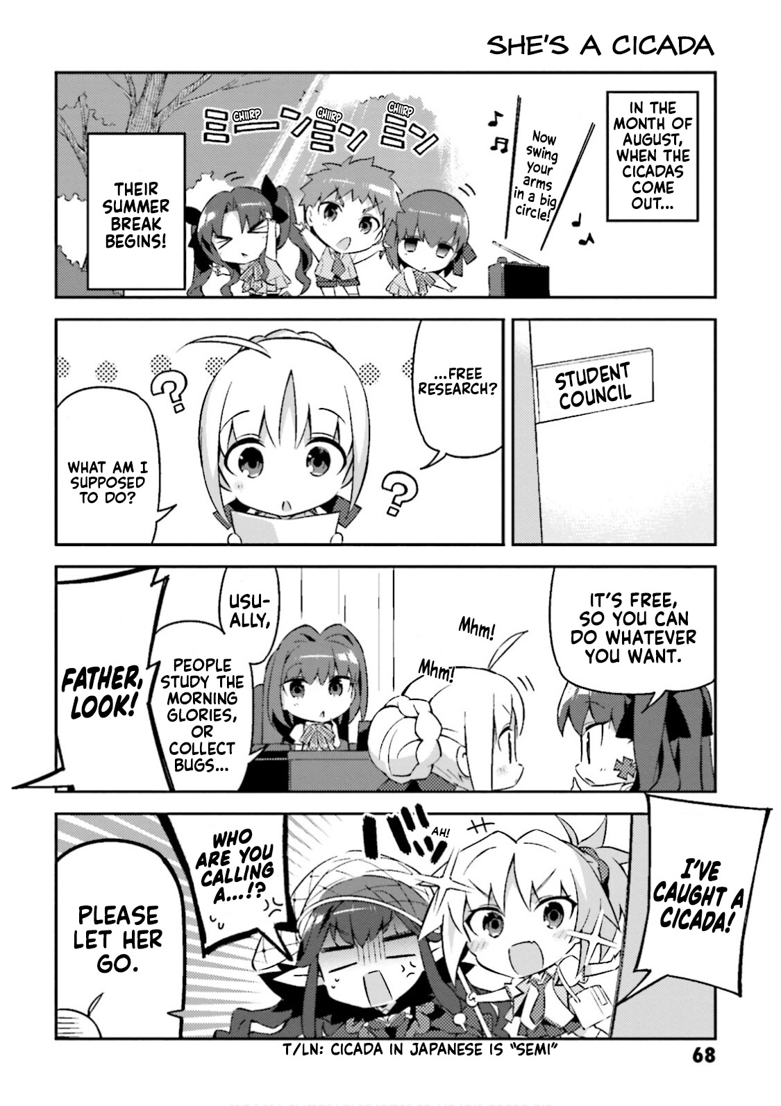 Type-Moon Gakuen – Chibi Chuki! chapter 20 - page 2