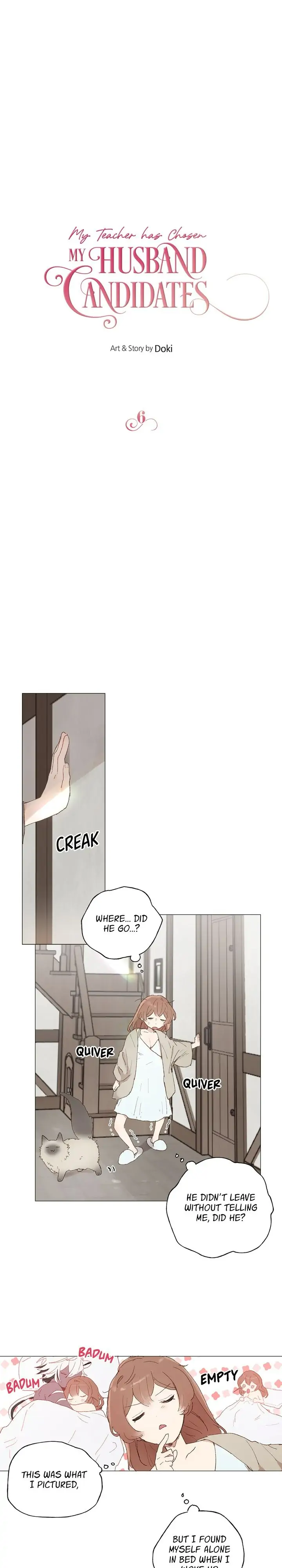 My Teacher Has Chosen My Husband Candidates chapter 6 - page 1
