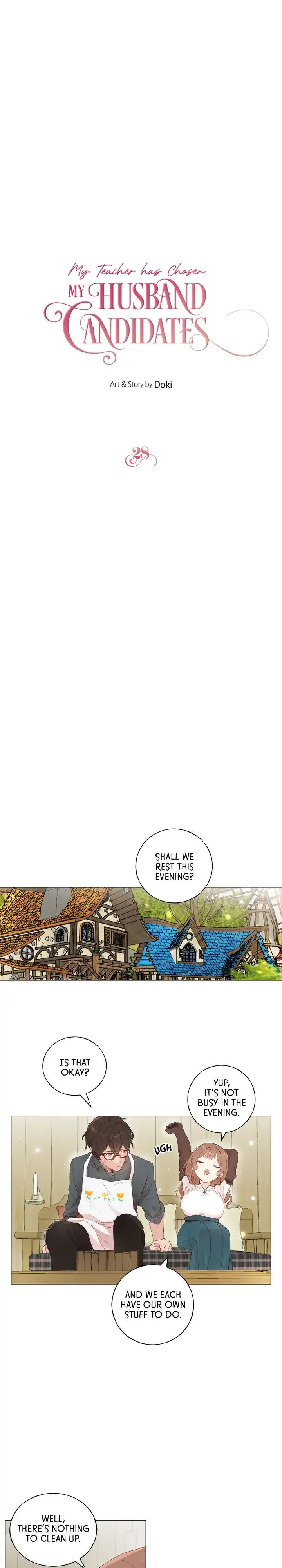 My Teacher Has Chosen My Husband Candidates chapter 28 - page 1