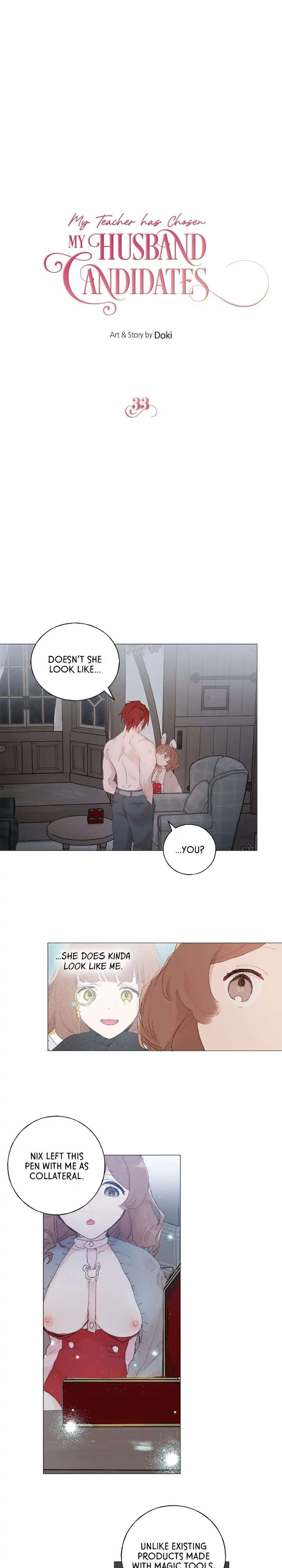 My Teacher Has Chosen My Husband Candidates chapter 33 - page 1