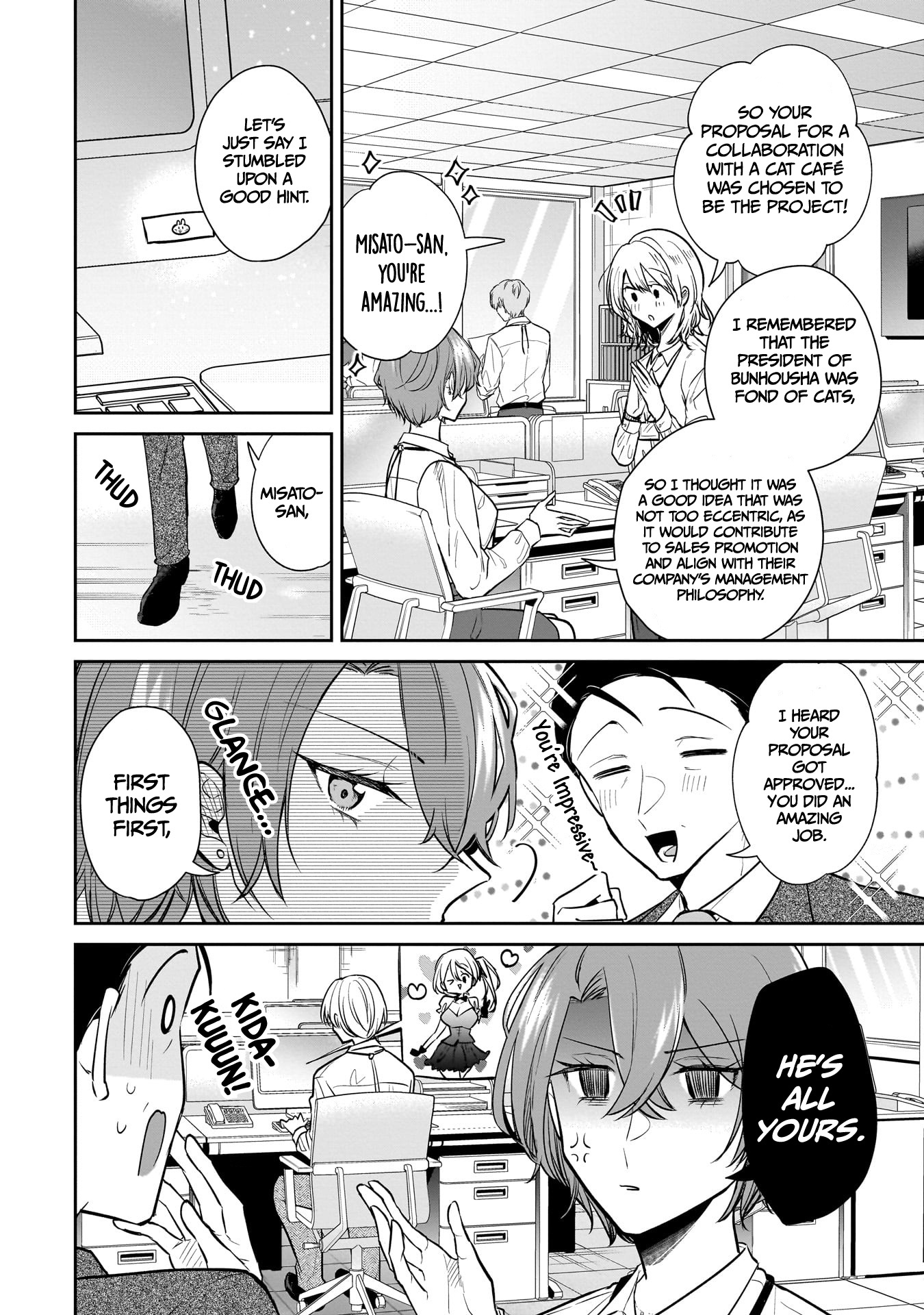 Misato-San Is A Bit Cold Towards Her Boss Who Pampers chapter 3 - page 18