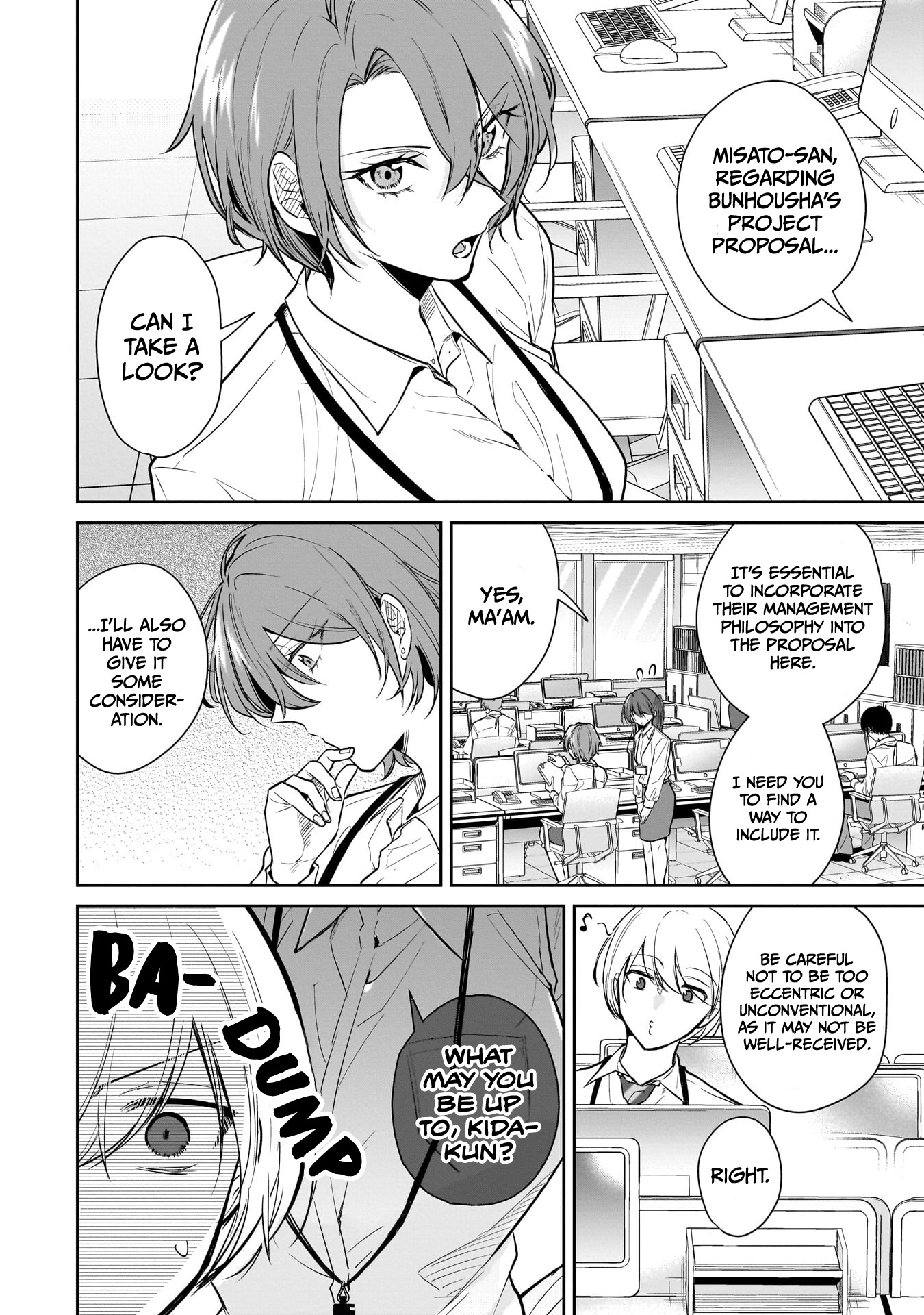 Misato-San Is A Bit Cold Towards Her Boss Who Pampers chapter 3 - page 2