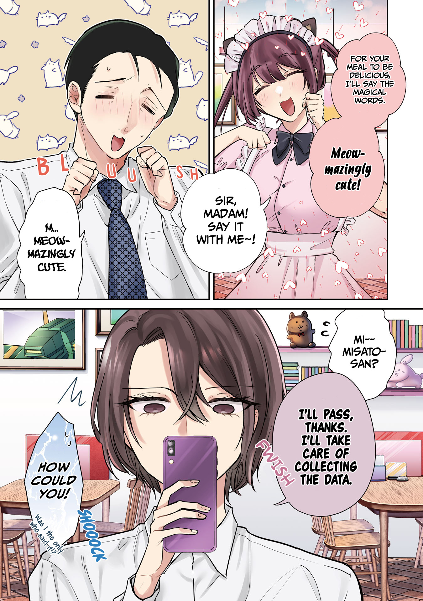 Misato-San Is A Bit Cold Towards Her Boss Who Pampers chapter 5 - page 1