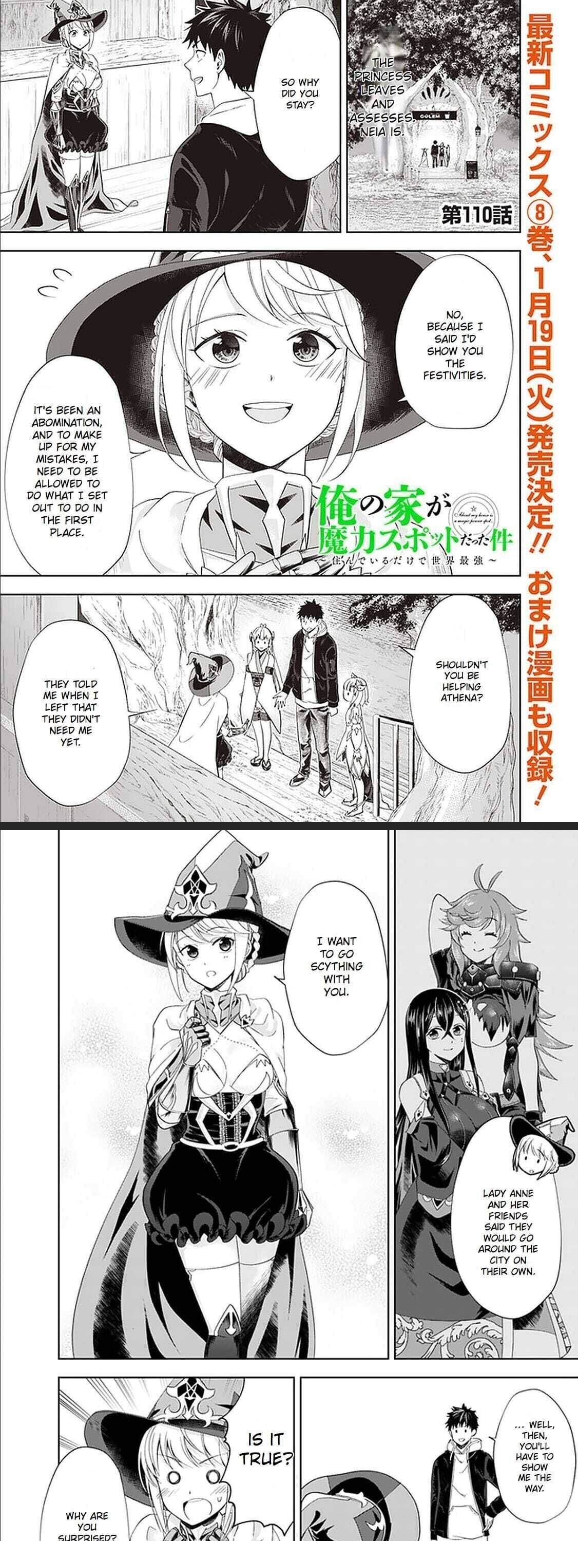 Ore no ie ga Maryoku Spot Datta Ken - Sundeiru Dake de Sekai Saikyou chapter 110 - page 2