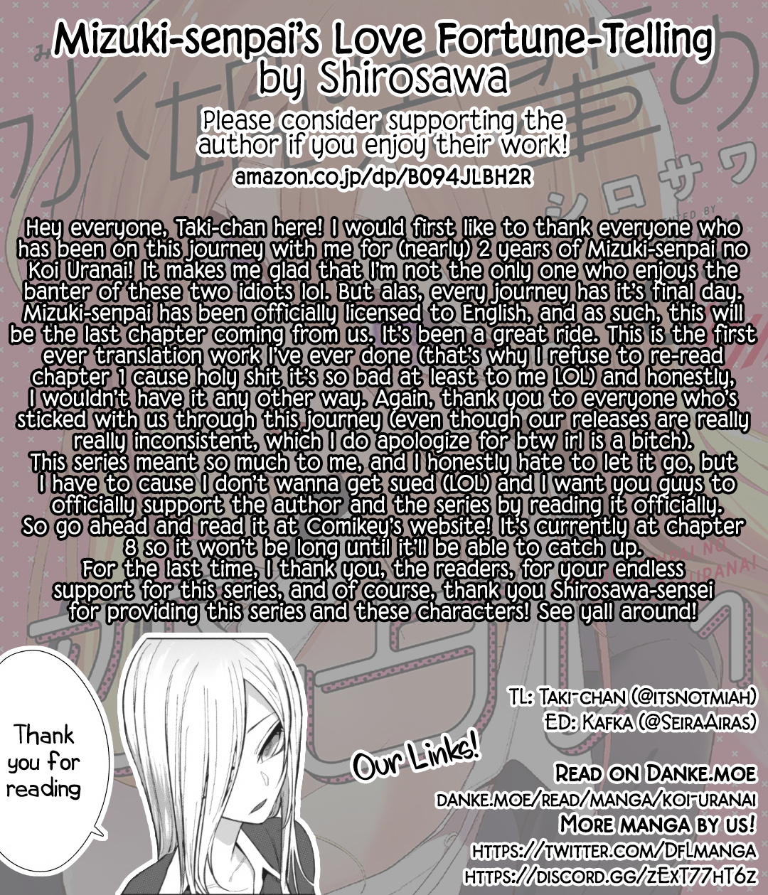 Mizuki-Senpai No Koi Uranai chapter 15 - page 19