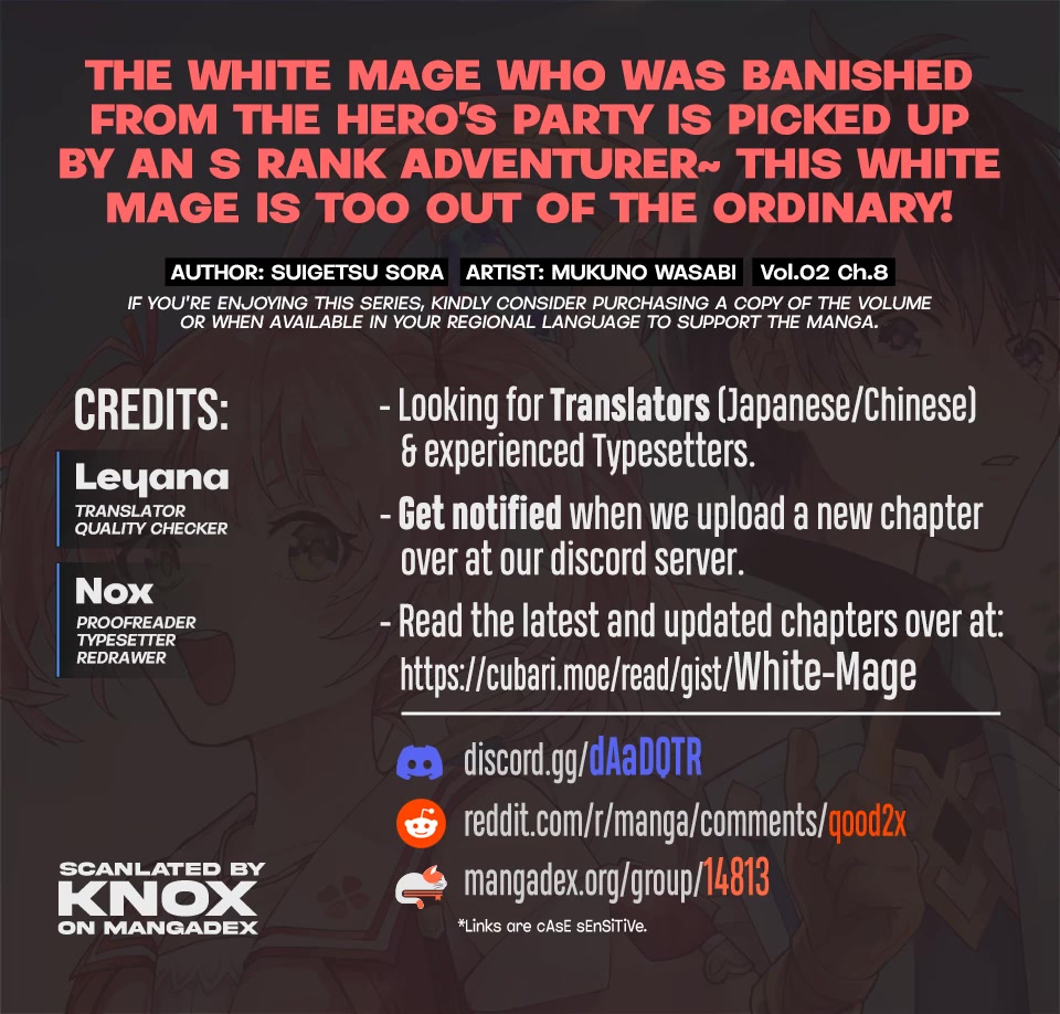 The White Mage Who Was Banished From The Hero's Party Is Picked Up By An S Rank Adventurer~ This White Mage Is Too Out Of The Ordinary! chapter 8 - page 31