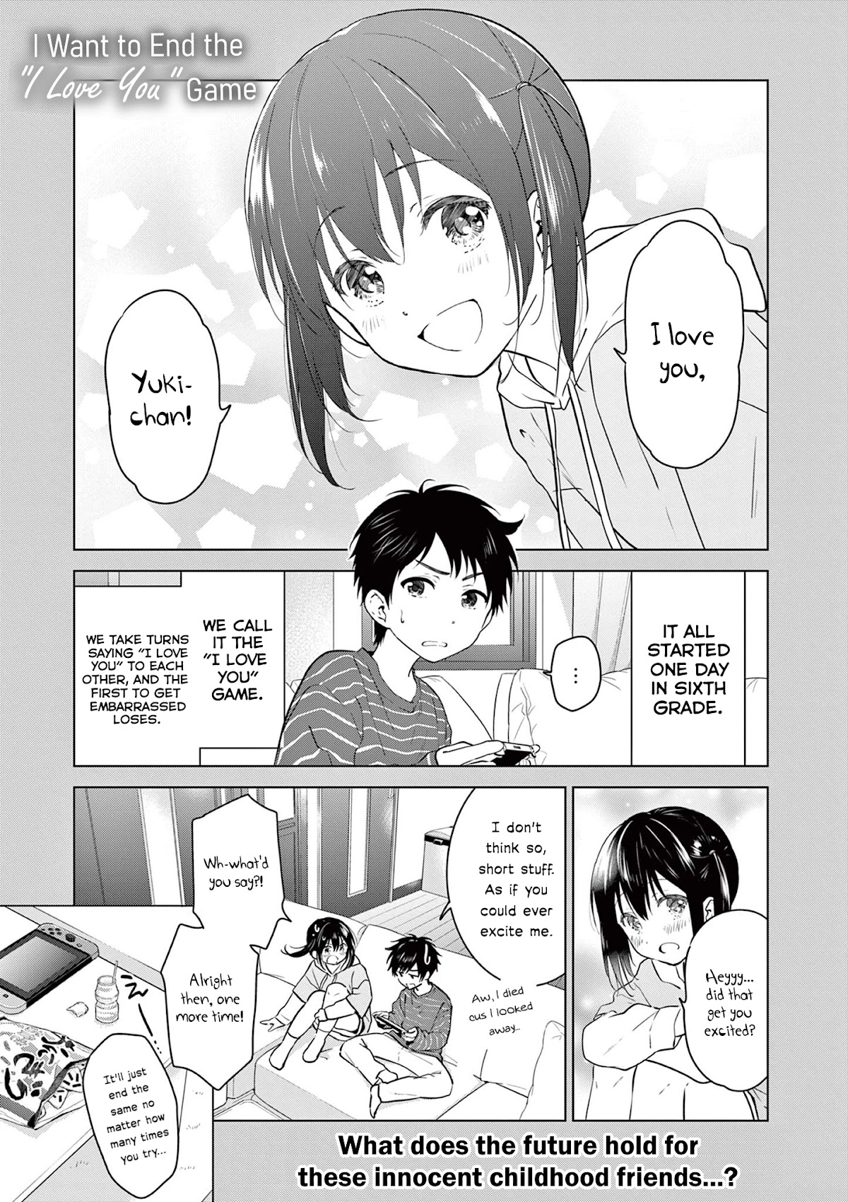 Aishiteru Game wo Owarasetai chapter 1 - page 1