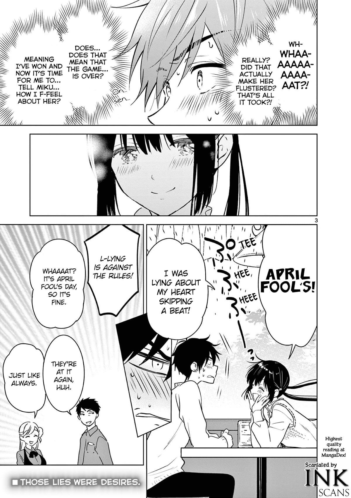 Aishiteru Game wo Owarasetai chapter 9.5 - page 4