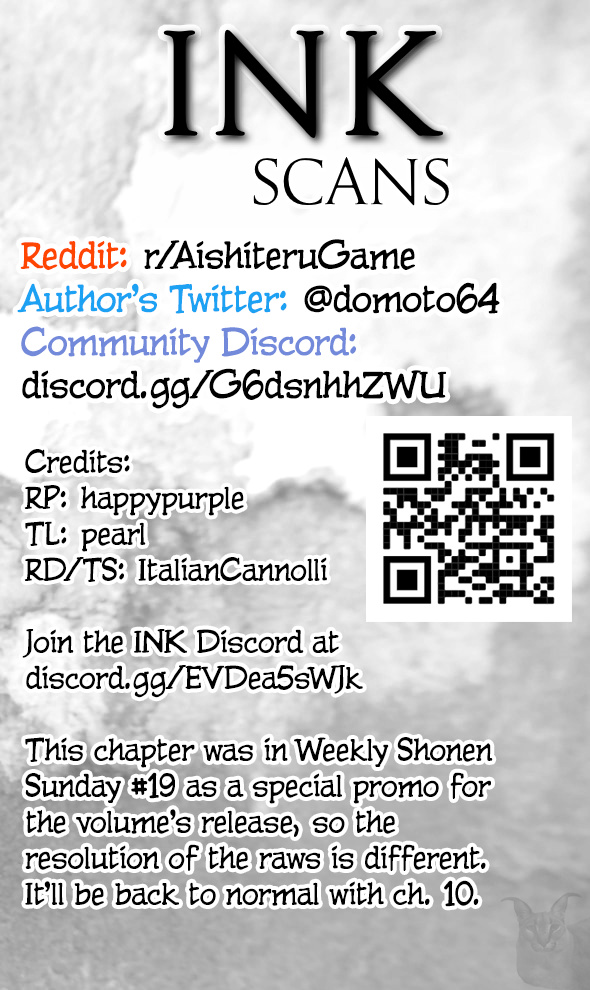 Aishiteru Game wo Owarasetai chapter 9.6 - page 19