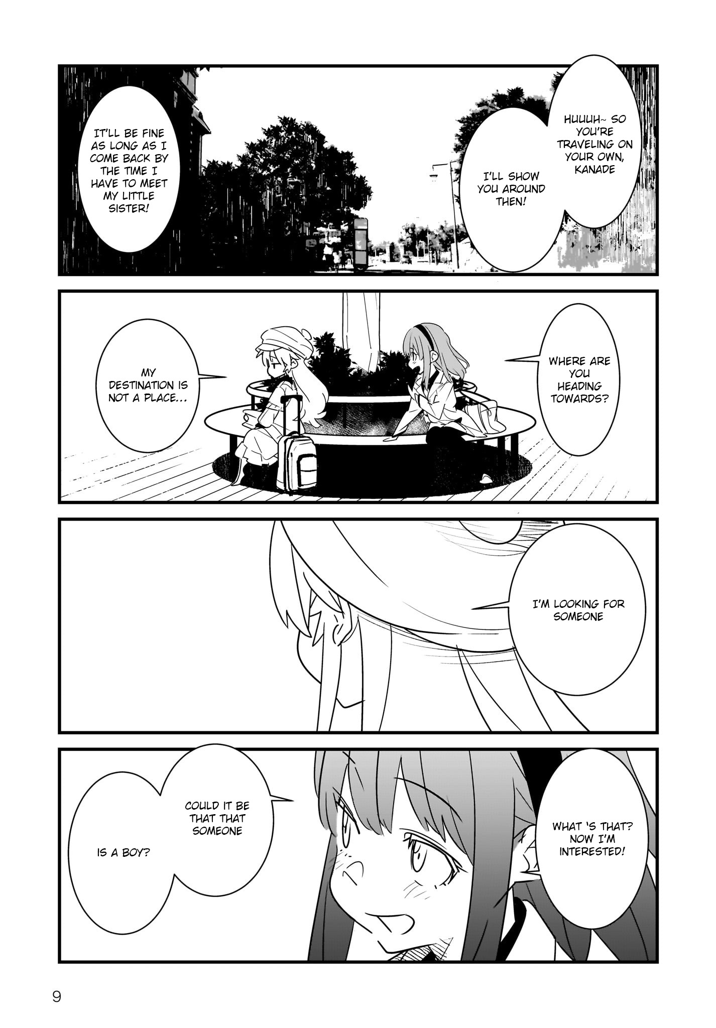 Angel Beats! Tabisuru Tenshi-Chan chapter 1 - page 9