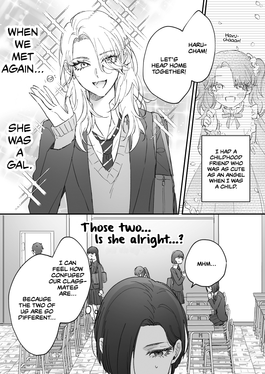 My Angel Childhood Friend Was A Gal When We Met Again chapter 2 - page 1