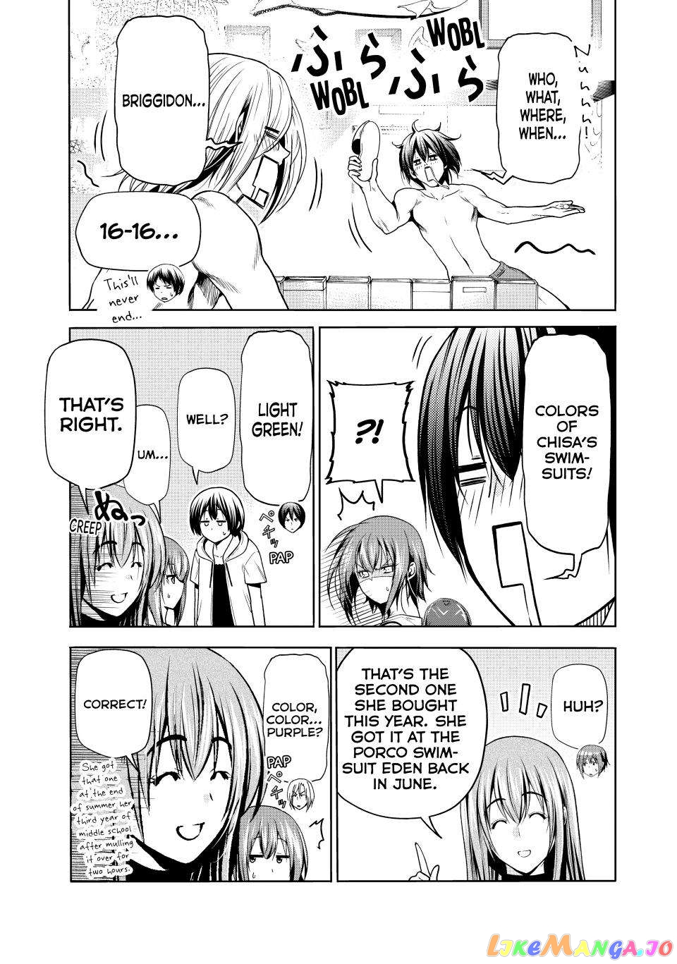 Grand Blue chapter 87.5 - page 14