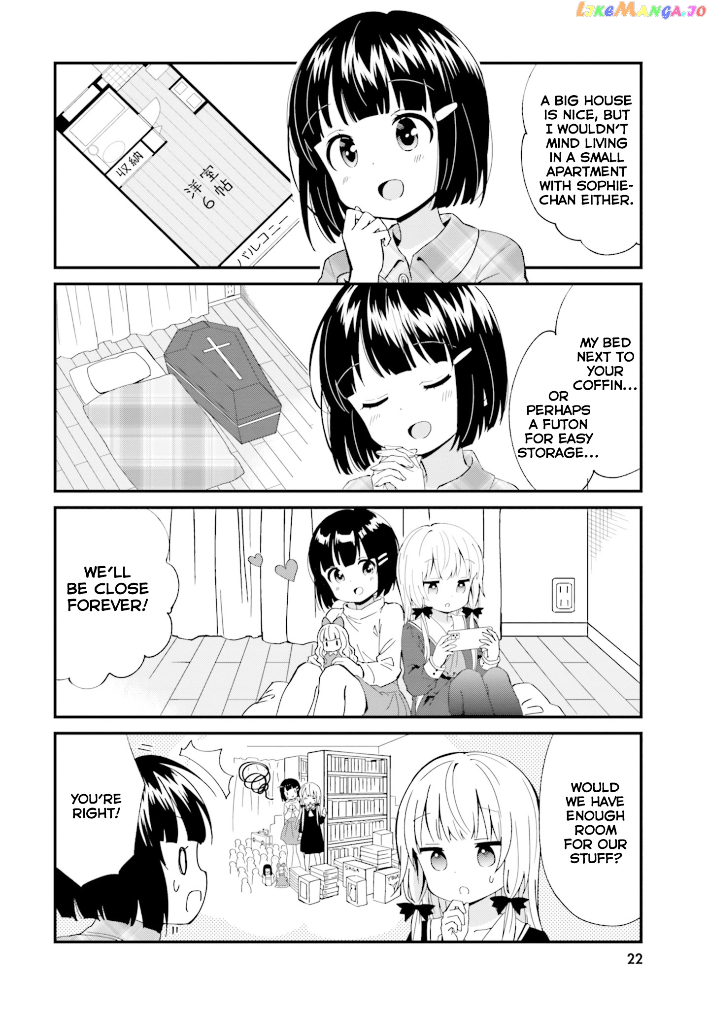 Tonari no Kyuuketsuki-san chapter 74 - page 4
