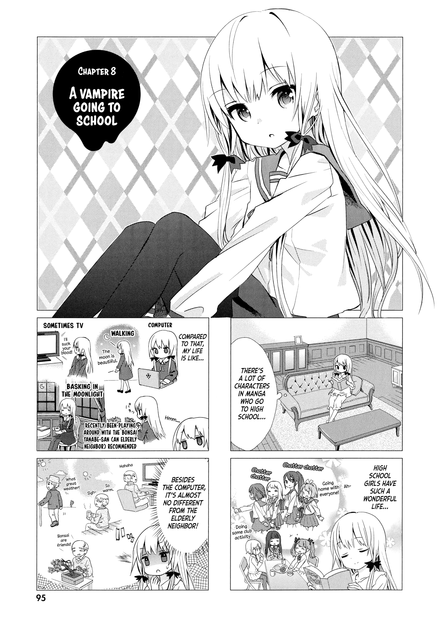 Tonari no Kyuuketsuki-san chapter 8 - page 1