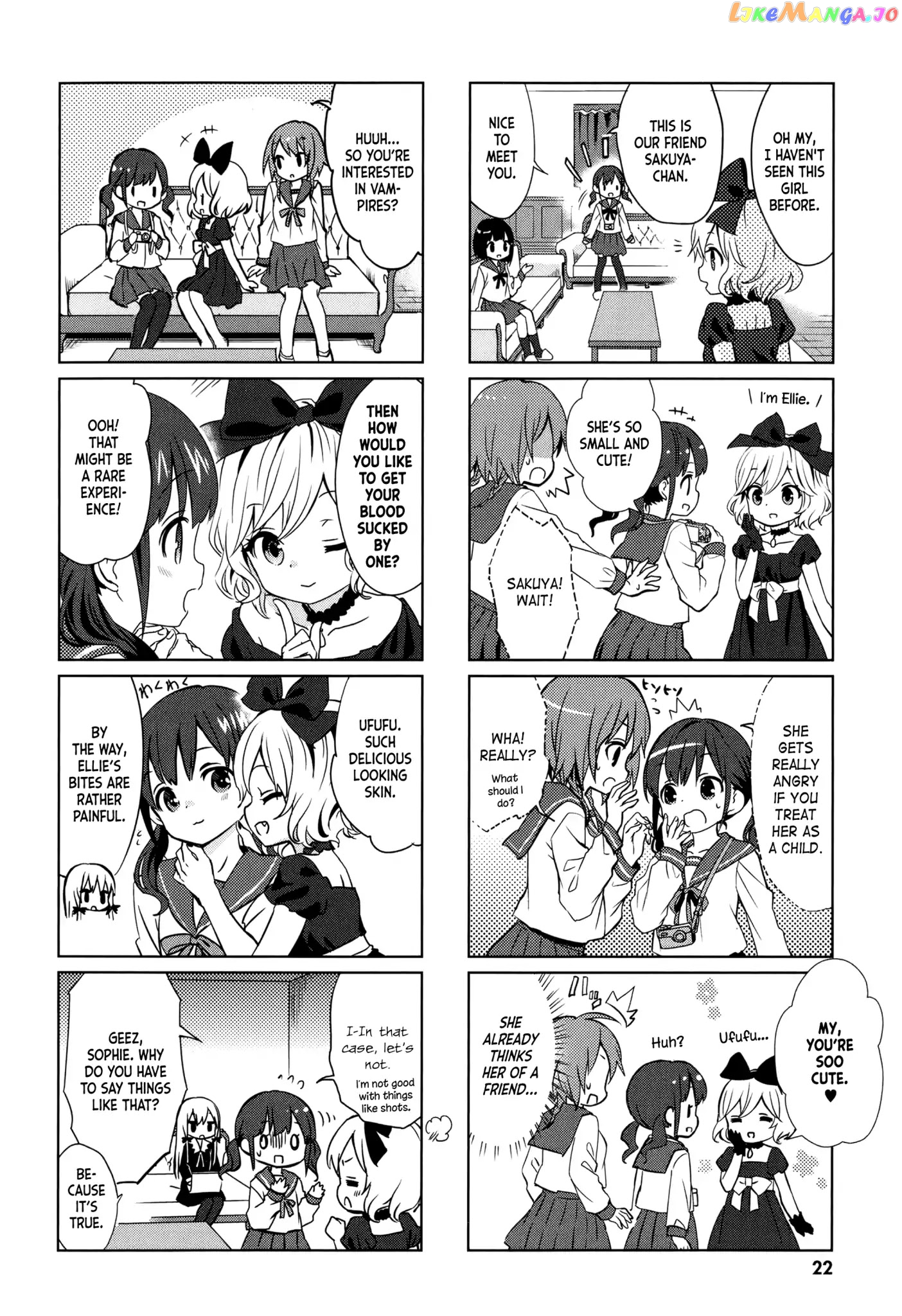 Tonari no Kyuuketsuki-san chapter 12 - page 8