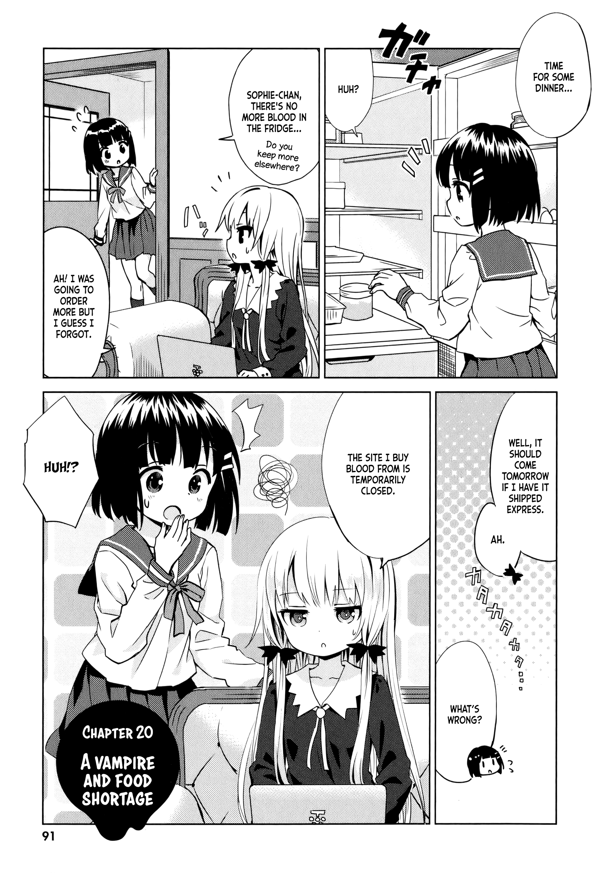 Tonari no Kyuuketsuki-san chapter 20 - page 1