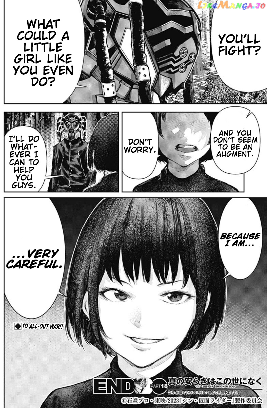 There is no true peace in this world -Shin Kamen Rider SHOCKER SIDE- chapter 18 - page 18