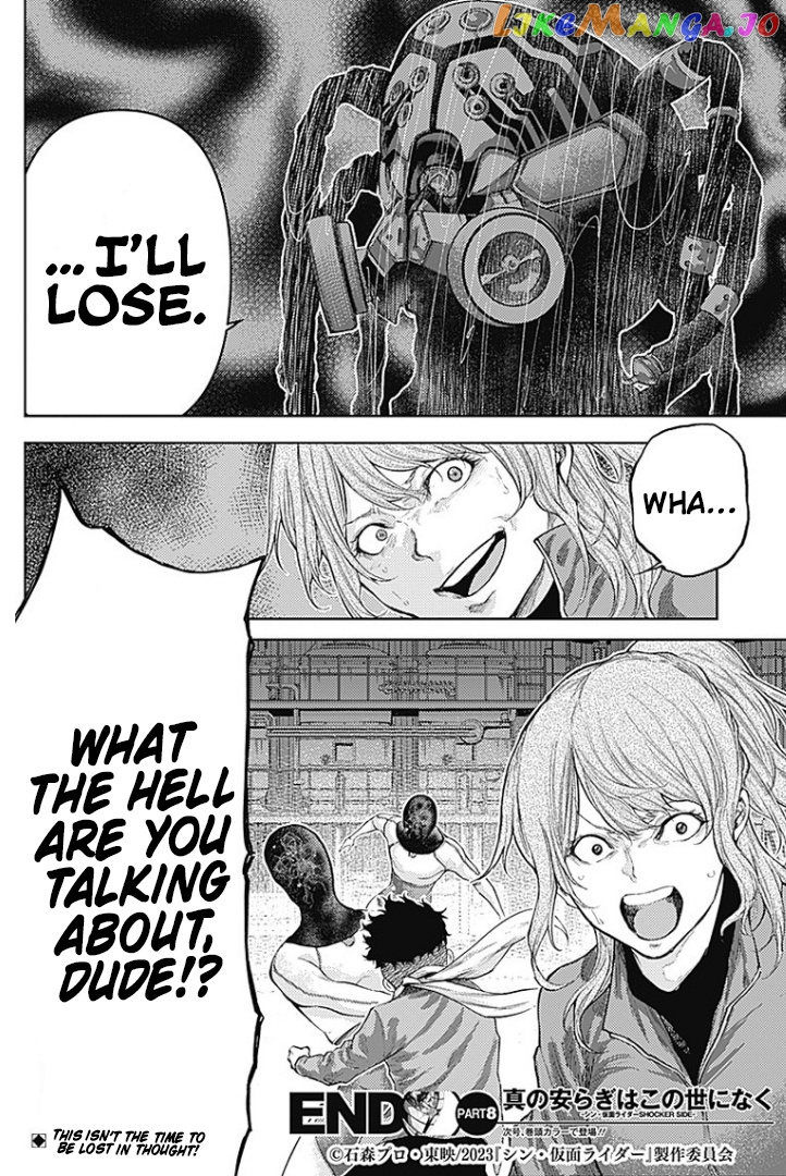 There is no true peace in this world -Shin Kamen Rider SHOCKER SIDE- chapter 8 - page 18