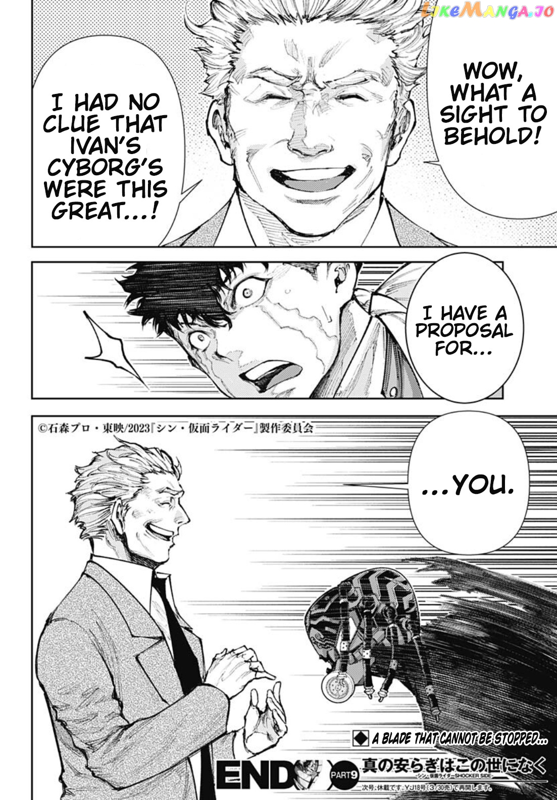 There is no true peace in this world -Shin Kamen Rider SHOCKER SIDE- chapter 9 - page 18