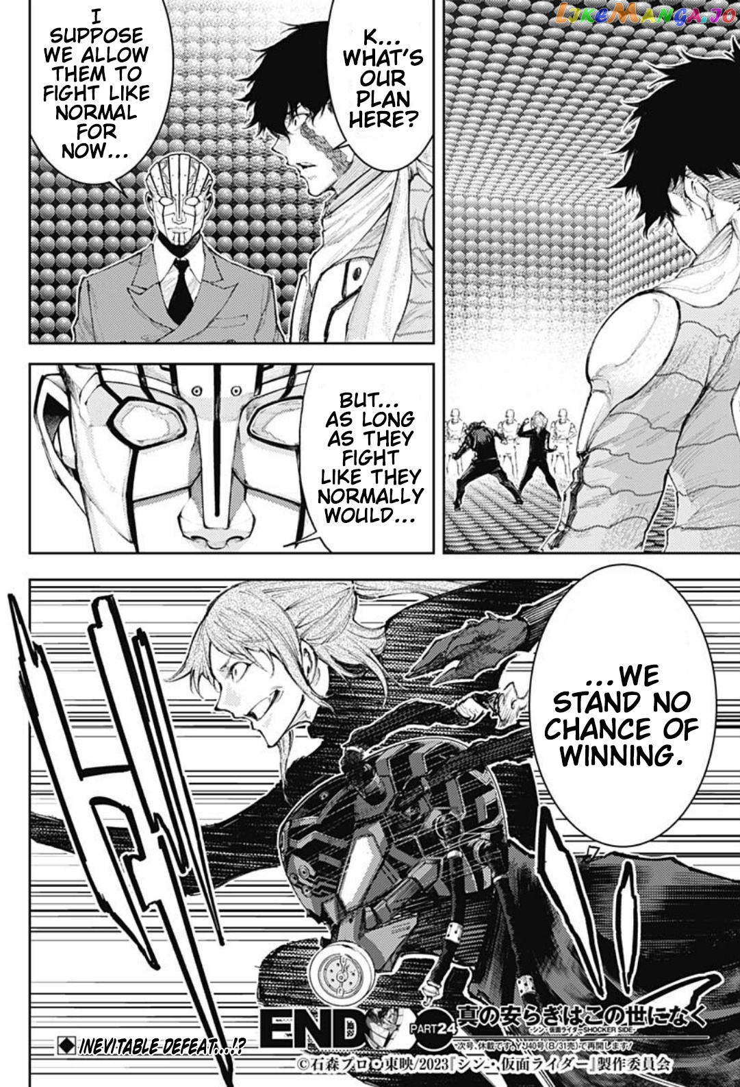 There is no true peace in this world -Shin Kamen Rider SHOCKER SIDE- chapter 24 - page 18