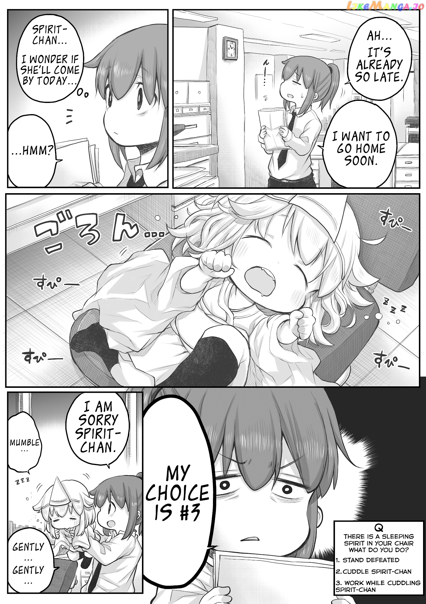 Ms. Corporate Slave Wants To Be Healed By A Loli Spirit chapter 32 - page 1