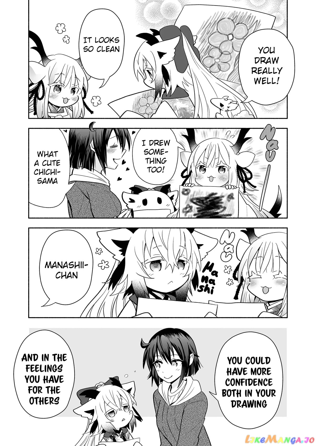 Rinjin-chan ga shinpai chapter 128 - page 3