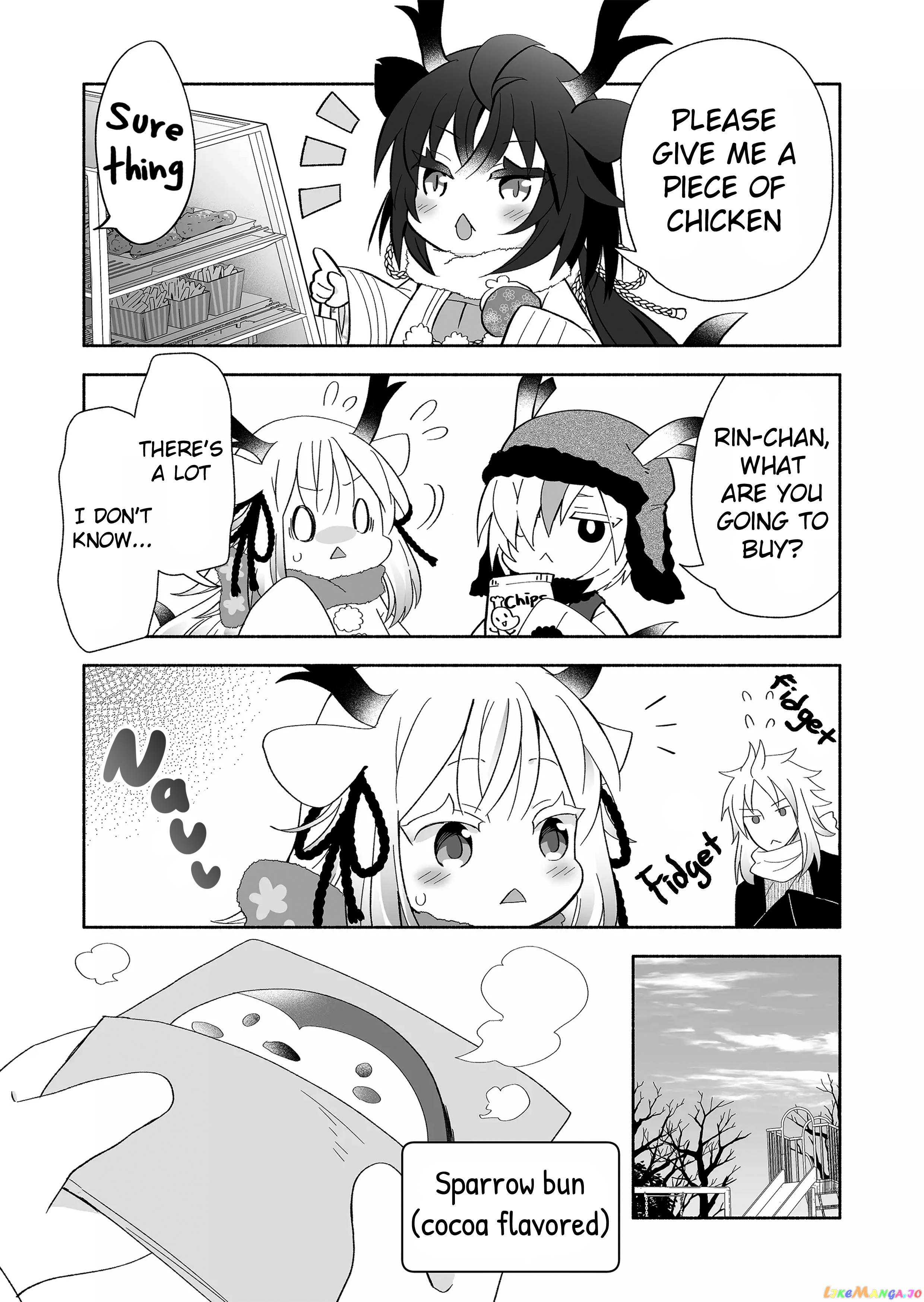 Rinjin-chan ga shinpai chapter 104 - page 3