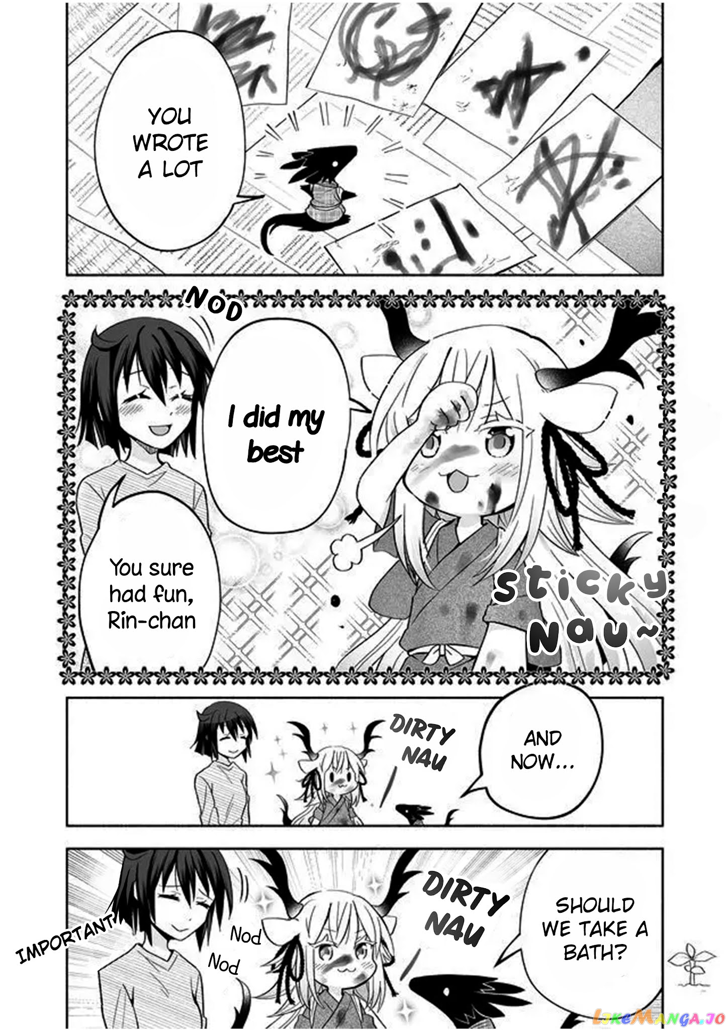 Rinjin-chan ga shinpai chapter 34 - page 4