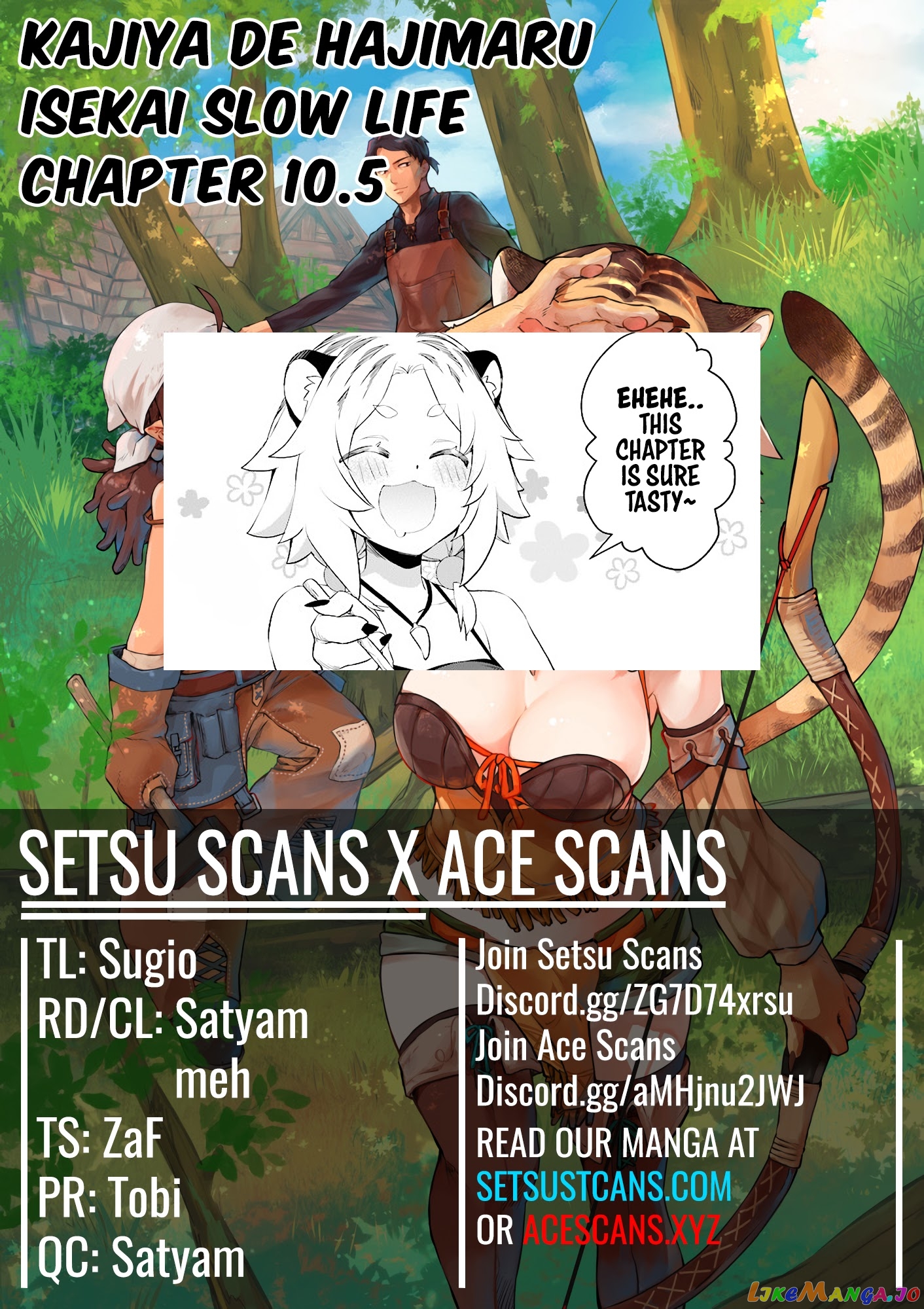 Kajiya de Hajimeru Isekai Slow Life chapter 10.5 - page 1