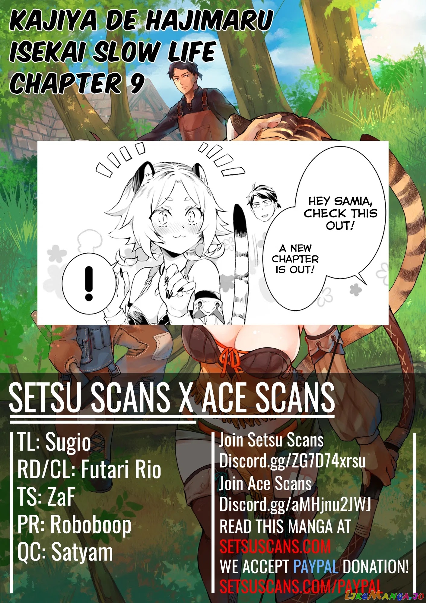 Kajiya de Hajimeru Isekai Slow Life chapter 9 - page 1
