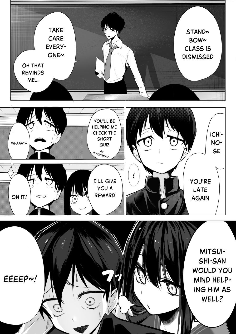 Mitsuishi-San Is Being Weird This Year chapter 5 - page 1
