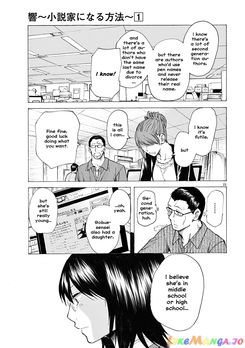 Hibiki - Shousetsuka ni Naru Houhou chapter 6 - page 23