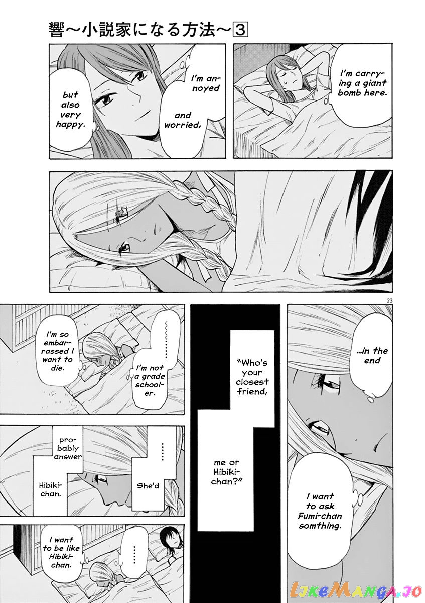 Hibiki - Shousetsuka ni Naru Houhou chapter 17 - page 24