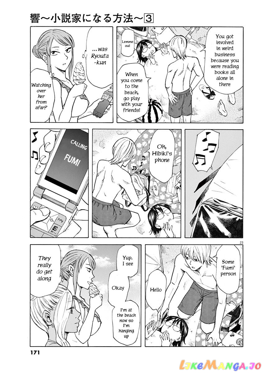 Hibiki - Shousetsuka ni Naru Houhou chapter 23 - page 23
