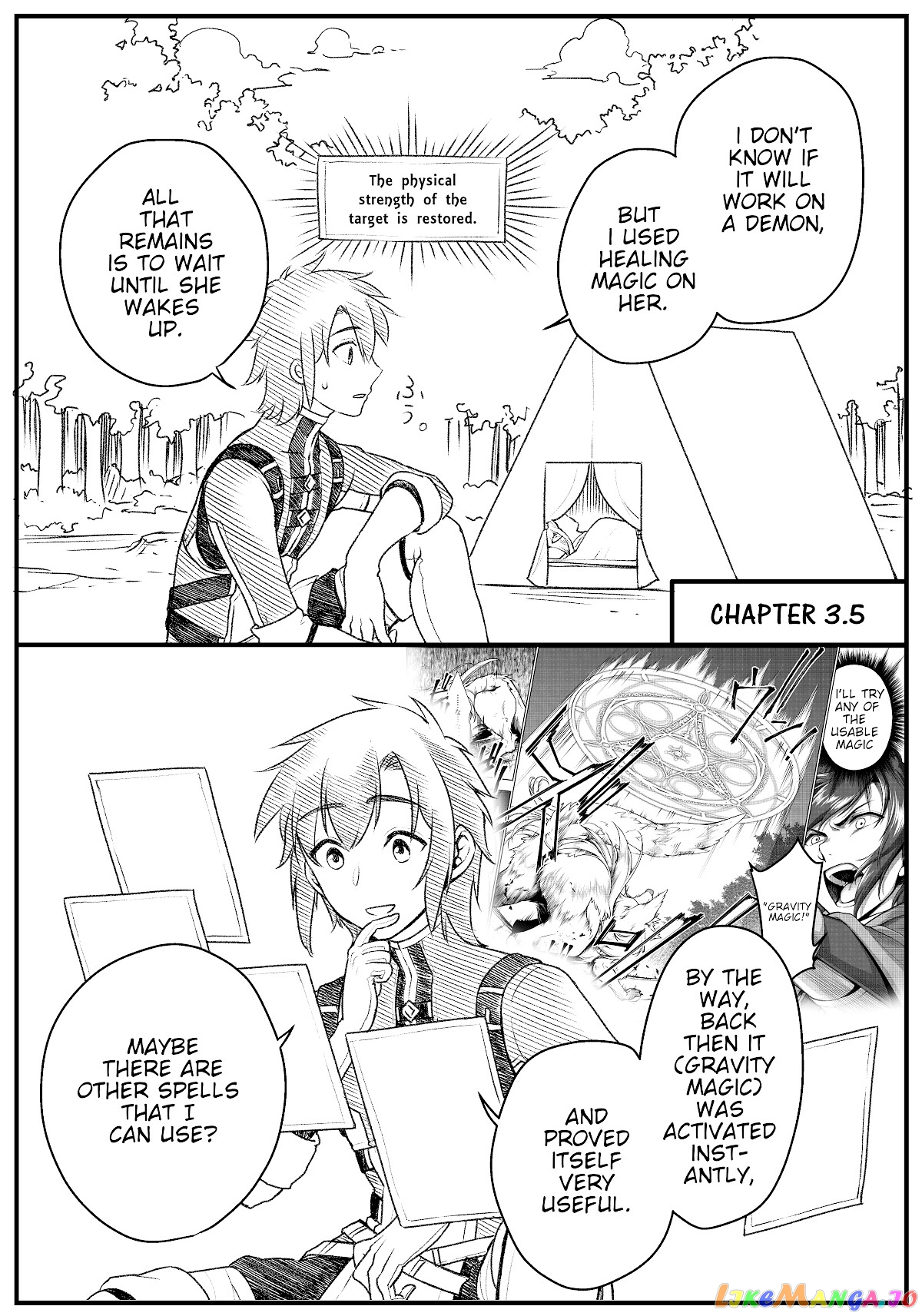 Lv2 kara Cheat datta Moto Yuusha Kouho no Mattari Isekai Life chapter 3.5 - page 1