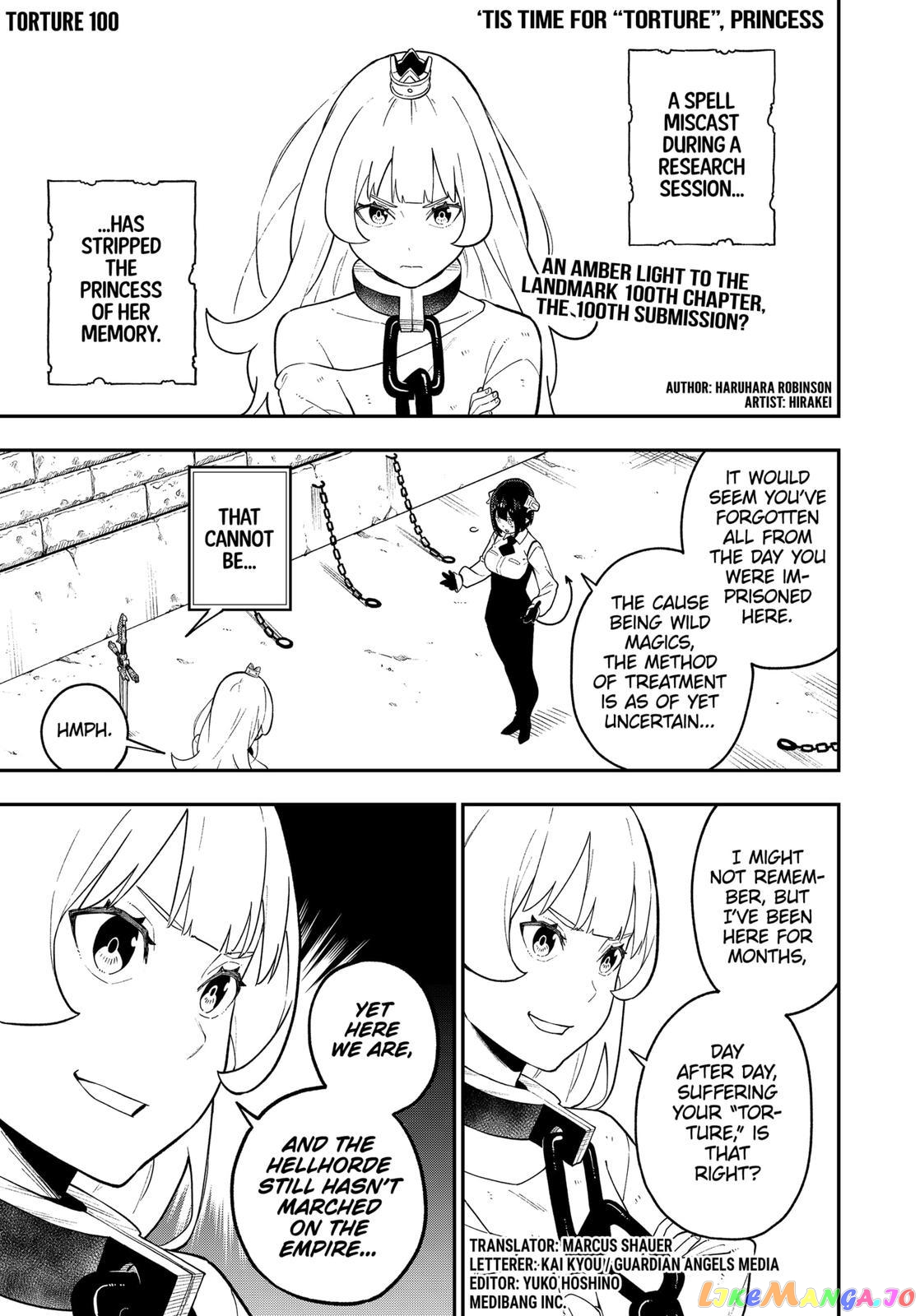 It's Time for "Interrogation", Princess! chapter 100 - page 1